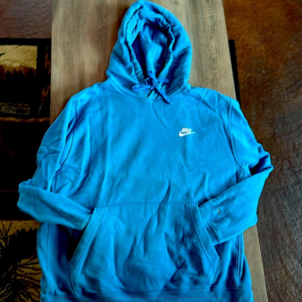 Large Sky Blue Nike Hoody